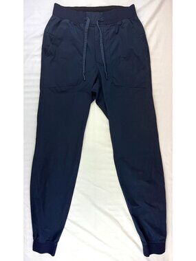 Lululemon ABC Jogger Pants Stretch Performance S Mens Blue Drawstring